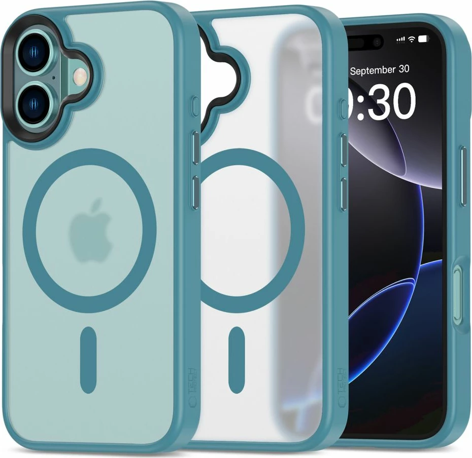 Mbështjellës Tech-Protect MagMat MagSafe për iPhone 16, Blu