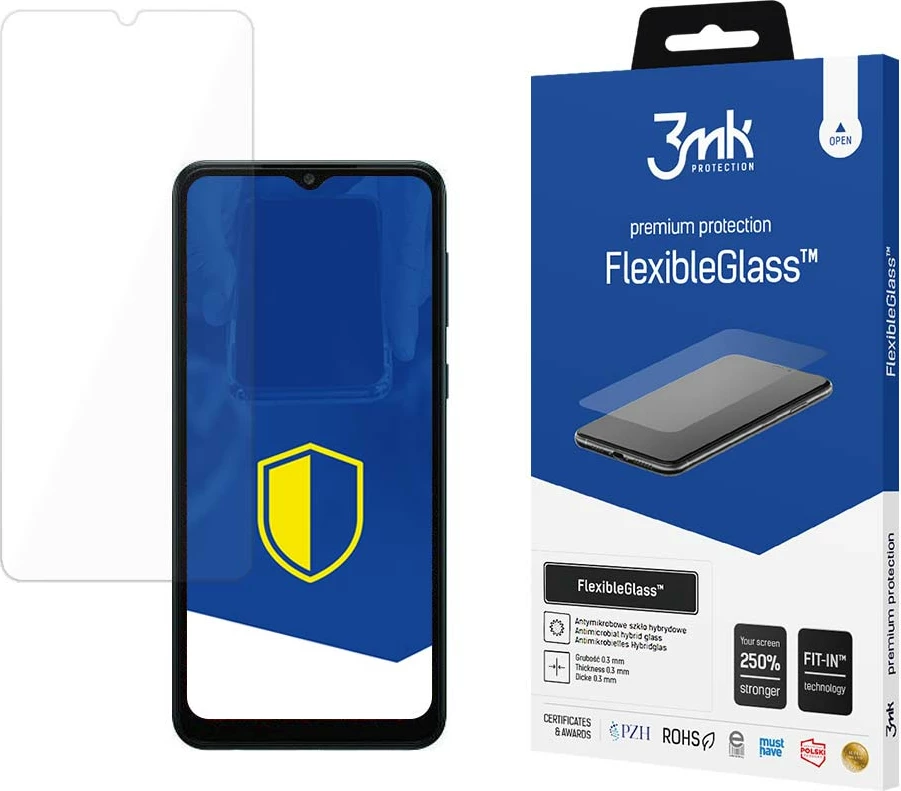 Mbrojtës ekrani 3mk FlexibleGlass për Samsung Galaxy A04, Transparent