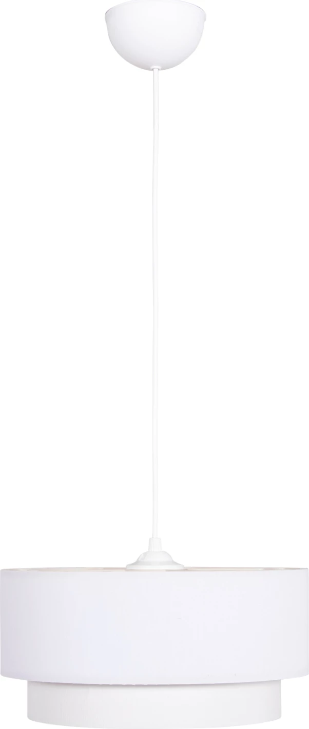 Llambë varëse cilindrike KRIKS FH4707.01 PVC e bardhë Φ30x70H cm