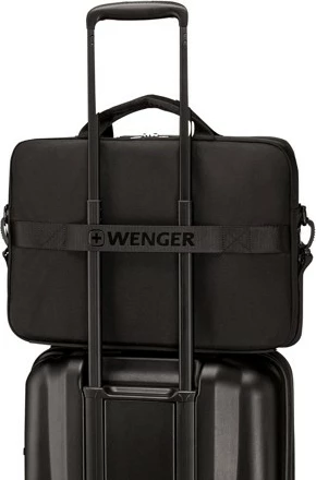 Çantë laptopi Wenger XE Compact Brief 16, xhep tablet, 16 inç, e zezë