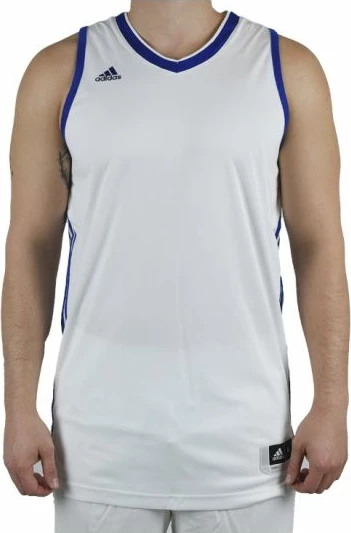 Fanellë adidas për meshkuj, e bardhë