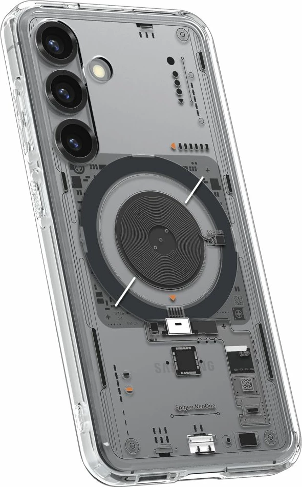 Mbështjellës Spigen Ultra Hybrid Mag për Samsung Galaxy S25 Neo One, Transparent