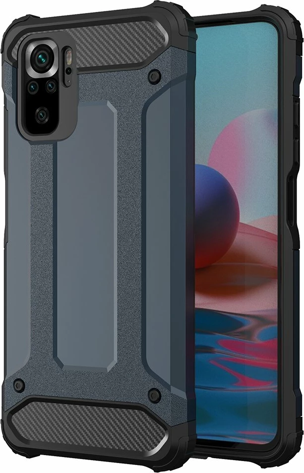 Mbështjellës Hurtel Hybrid Armor për Xiaomi Redmi Note 11T 5G / Redmi Note 11S 5G / Poco M4 Pro 5G, Blu