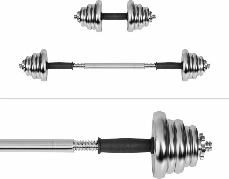 Set pesha dore të rregullueshme Rebel, krom