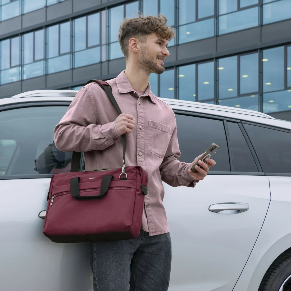 Çantë laptopi Hama Ultimate 227068, 15.6-16.2 inç, e kuqe