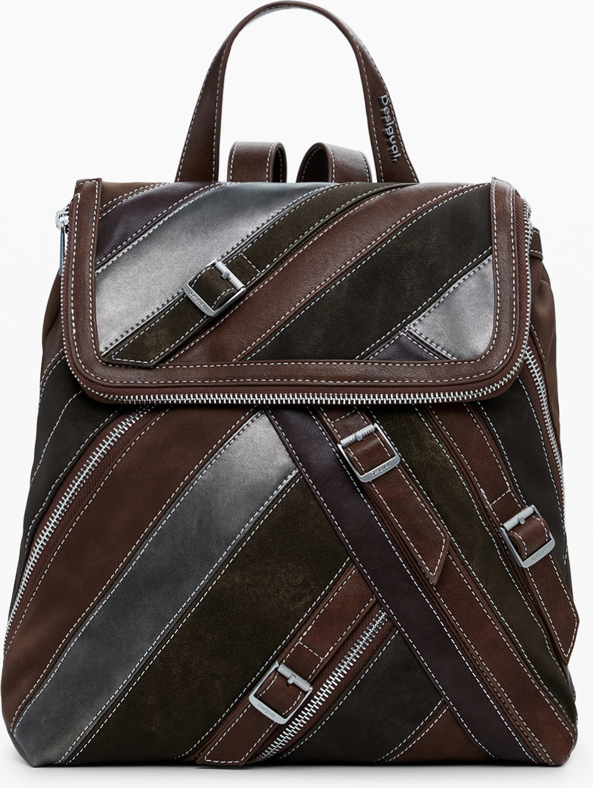 Çantë shpine për femra DESIGUAL Fibonacci Hampton Mini Backpack, kafe