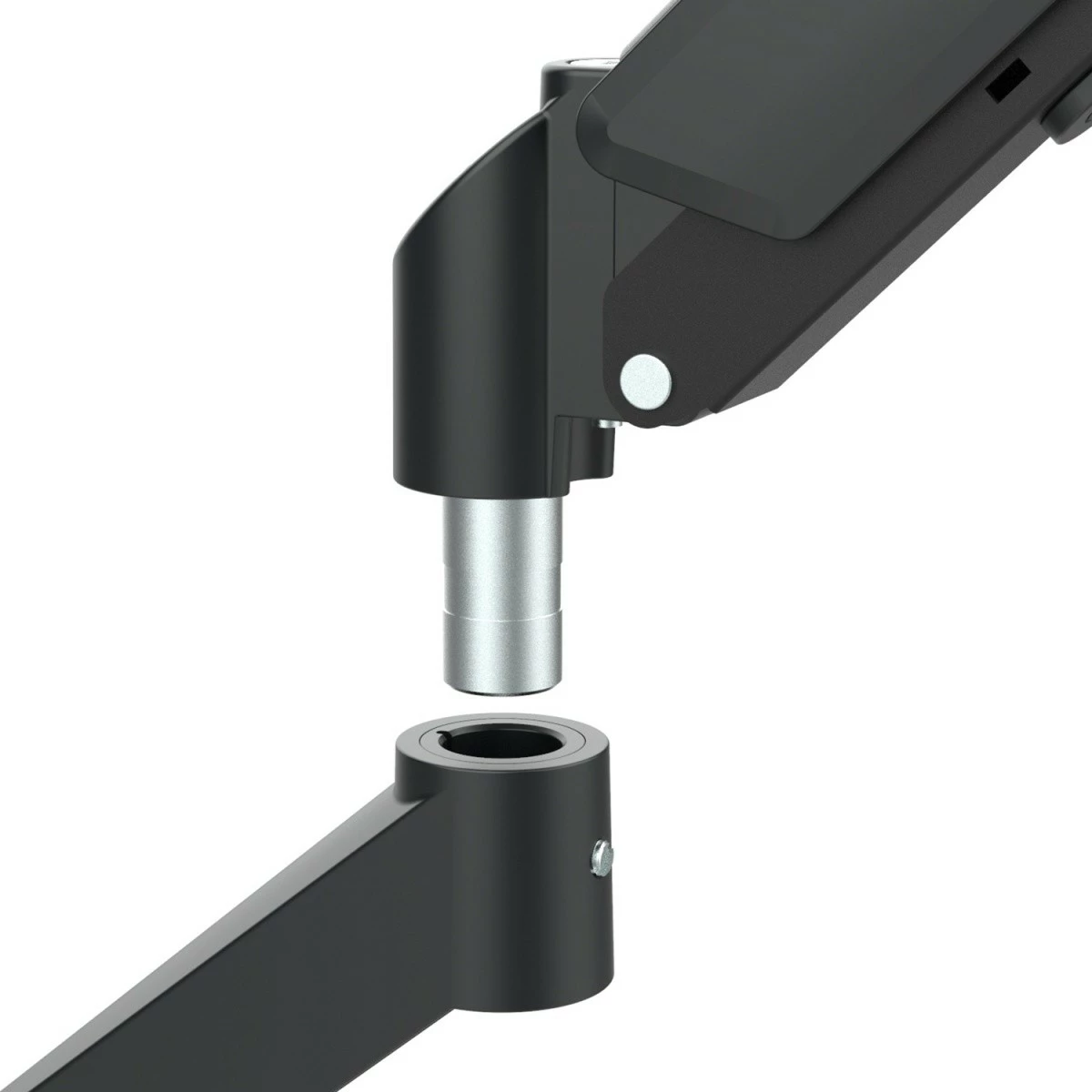 Mbajtës tavoline për 2 monitorë Maclean MC-134, 17-32\", VESA 75x75/100x100, 2-10 kg, i zi