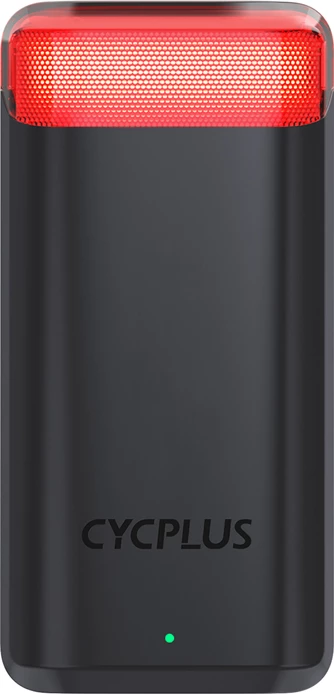 Dritë e pasme për biçikletë Cycplus L7 me radar 160 m, bateri 2000 mAh, ANT+/BLE, USB-C, IPX6, e zezë, set komplet