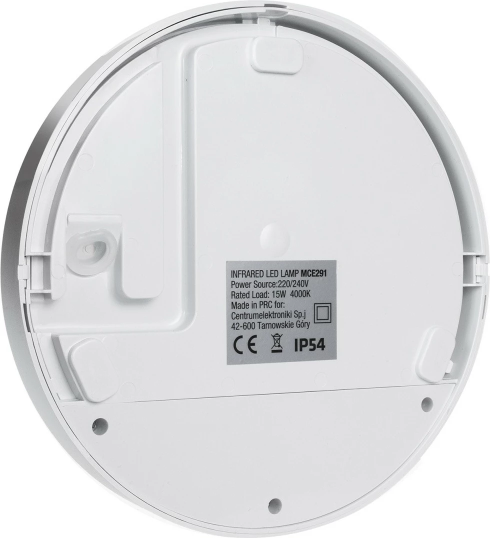 Lampë LED me sensor lëvizjeje, Maclean MCE291 W, 50/60 Hz, rreze 9 m, e bardhë