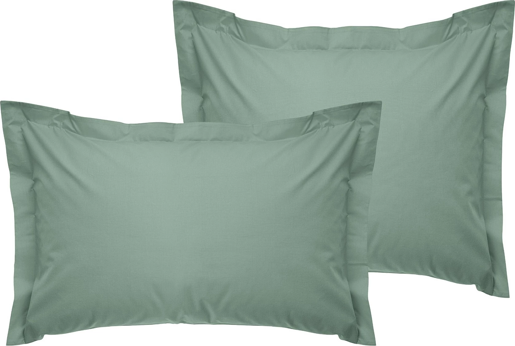 Set jastëkësh Oxford (2 copë), pambuk 100%, ngjyrë e gjelbër, L'essentiel, Tonne Mixte - Lola