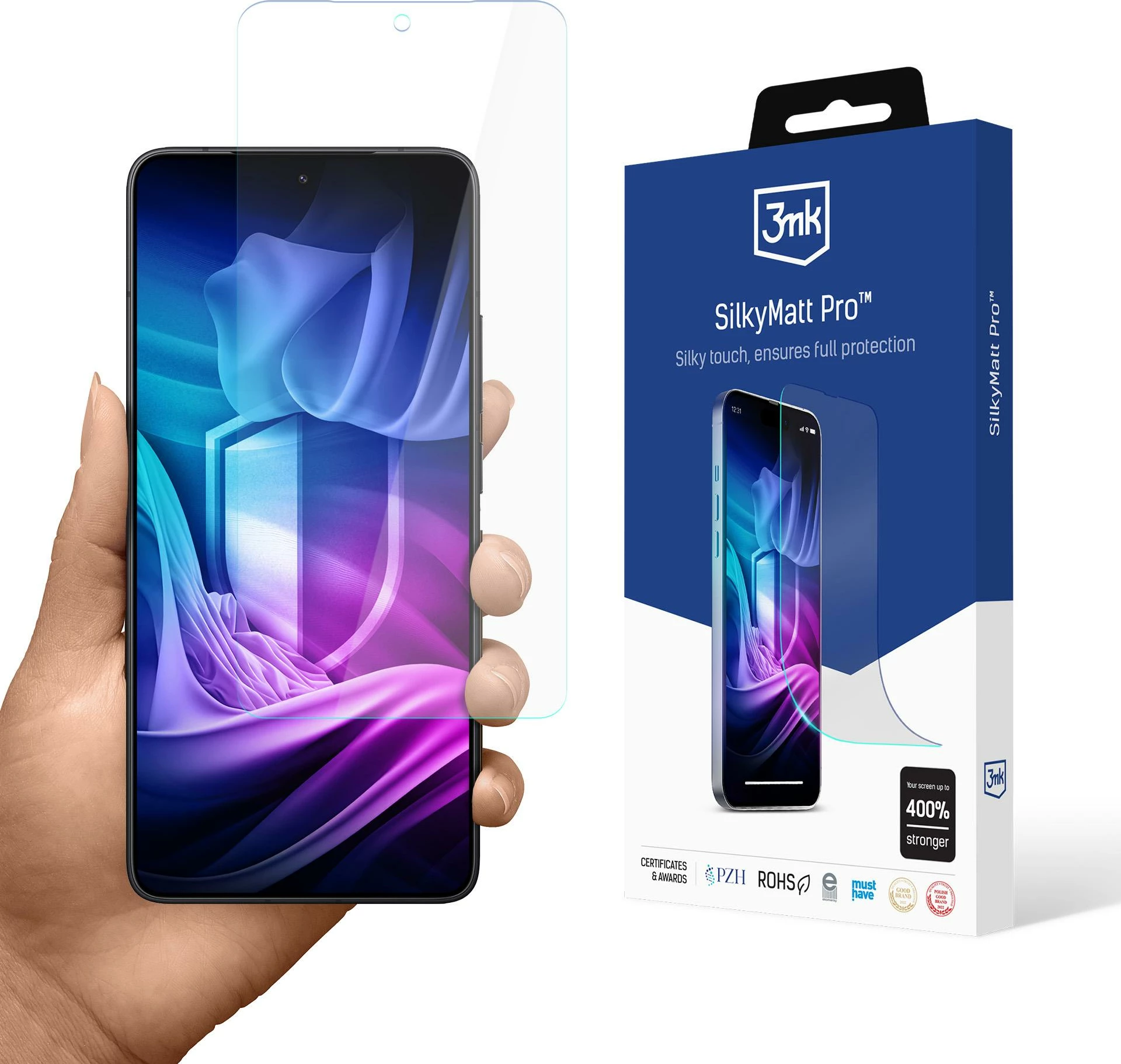 Film mbrojtës mat për ekran, 3mk Silky Matt Pro, për Xiaomi Poco F7 Pro / Poco F7 Ultra