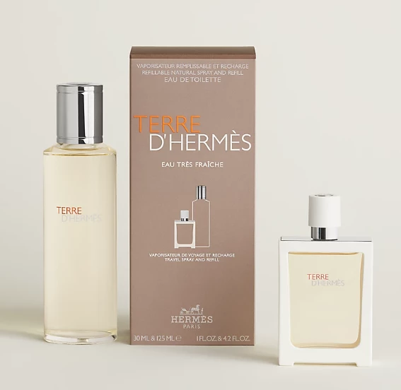 Set Eau De Toilette Hermes Terre d'Hermes Eau tres fraiche, 30ml