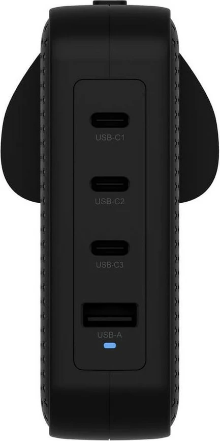 Karikues GaN Targus 145W, 3x USB-C, 1x USB-A, i zi
