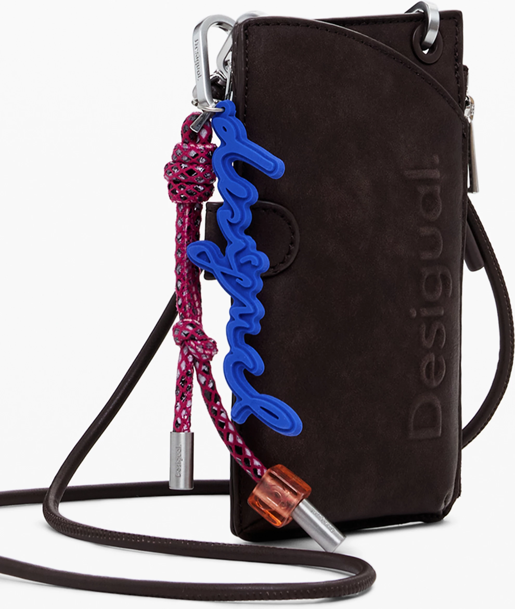 Portofol DESIGUAL HALF LOGO MILTON për femra, kafe