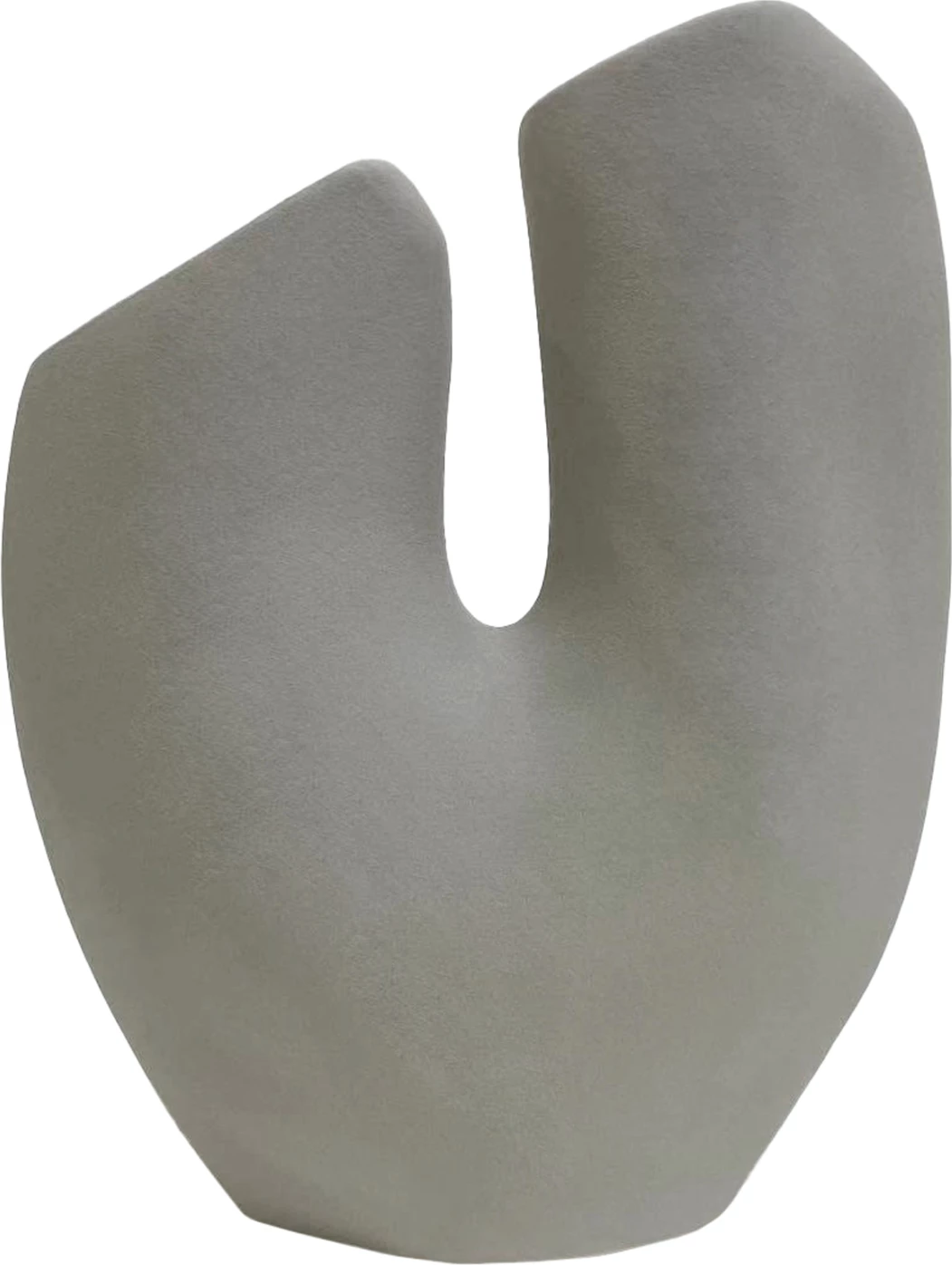 Dekor tavoline prej qeramike ARKEN FH4619.03, gri mat, 20.5x8x26H cm