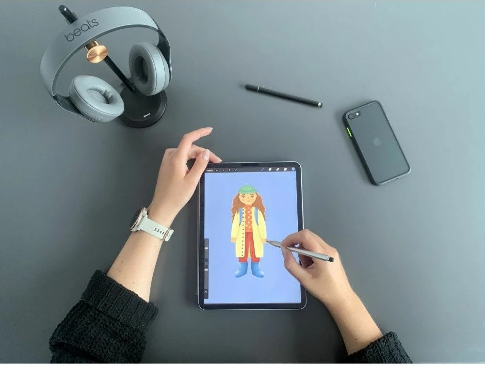 Stylus Tech-Protect Charm, për tabletë/smartphone, Bardhë/Argjendtë