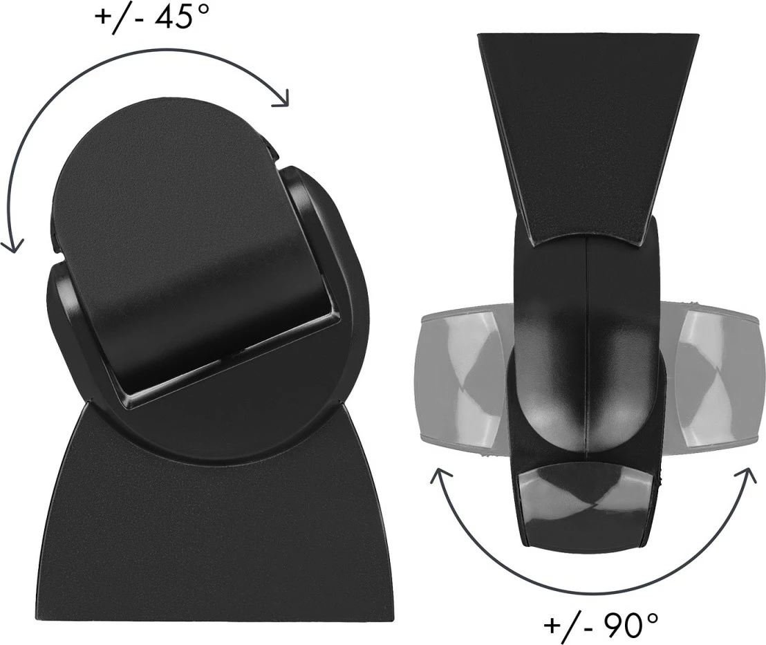 Sensor lëvizjeje PIR, Maclean, MCE201 B/B, 12 m 180° IP65 220-240V AC, e zezë