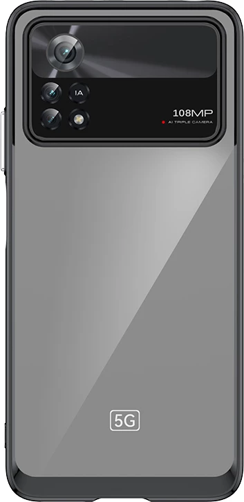 Mbështjellës Hurtel Outer Space Case për Xiaomi Poco X4 Pro 5G, i zi