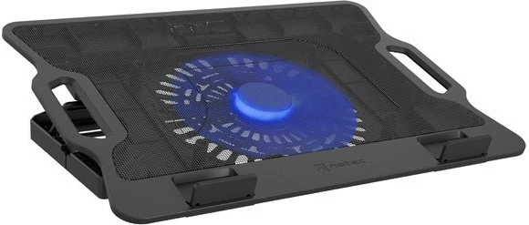 Cooling pad Natec Dipper 2, për laptop 12.1-17.3 inç, 2 USB, LED, e zezë