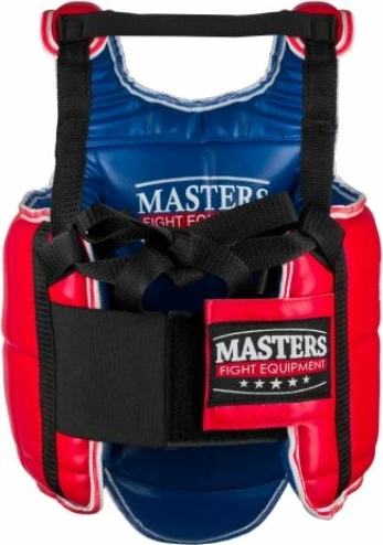 Mbrojtës trupi për meshkuj Masters, kuq/kaltër