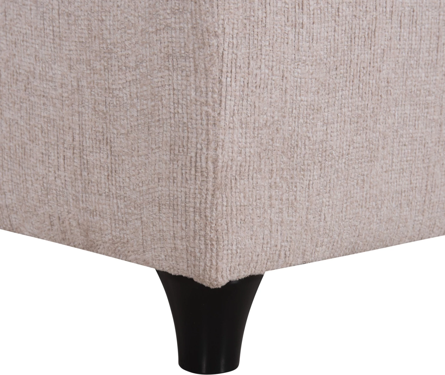 Krevat dopio MILO, material stof bezhë, për dyshek 160x200cm