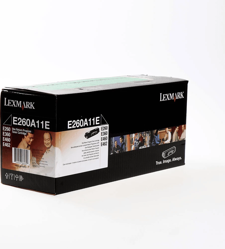 Toner, Lexmark E260A11E, 3500 faqe, i zi, 1 copë