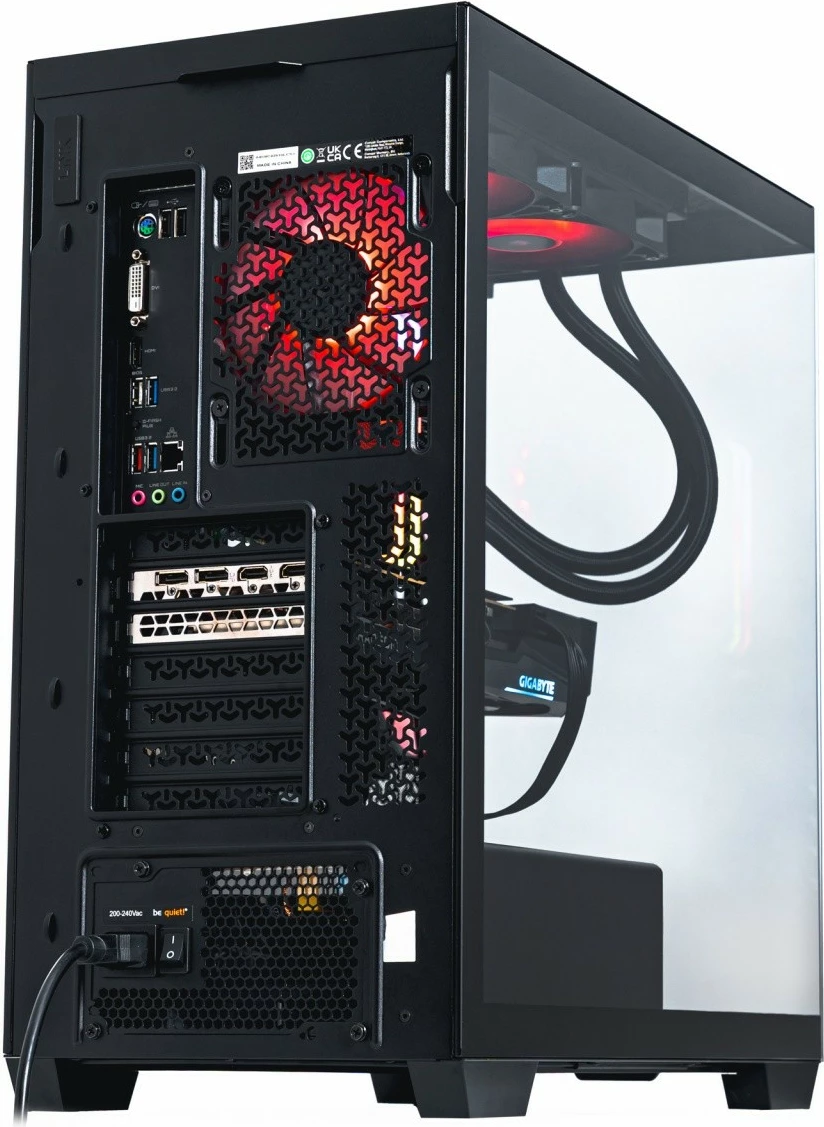 Kasë gaming OPTIMUS E-Sport GA520T-CR7, Ryzen 7 5800X, 16GB RAM, 1TB SSD, Radeon RX 7600, e zezë