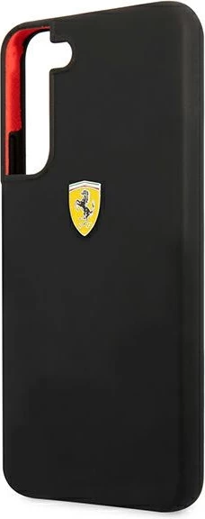 Mbështjellës Ferrari On Track Silicone për Samsung Galaxy S22+, i zi