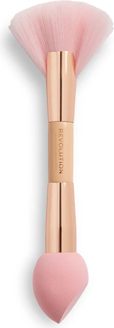 Revolution Conceal & Fix Setting Powder Duo Brush