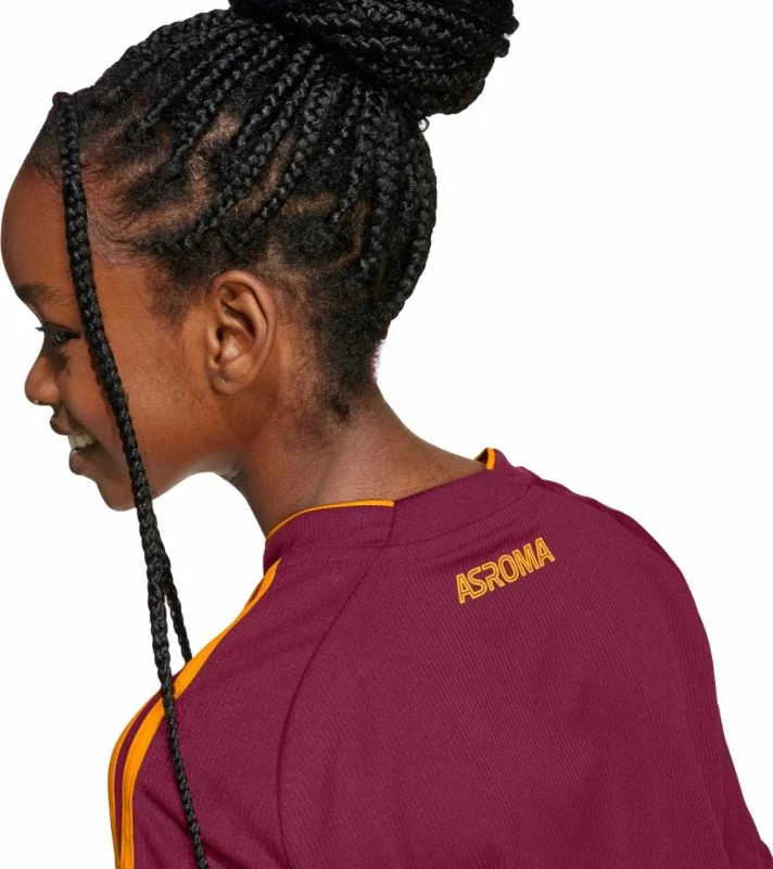 Fanellë futbolli për fëmijë adidas AS Roma, e kuqe