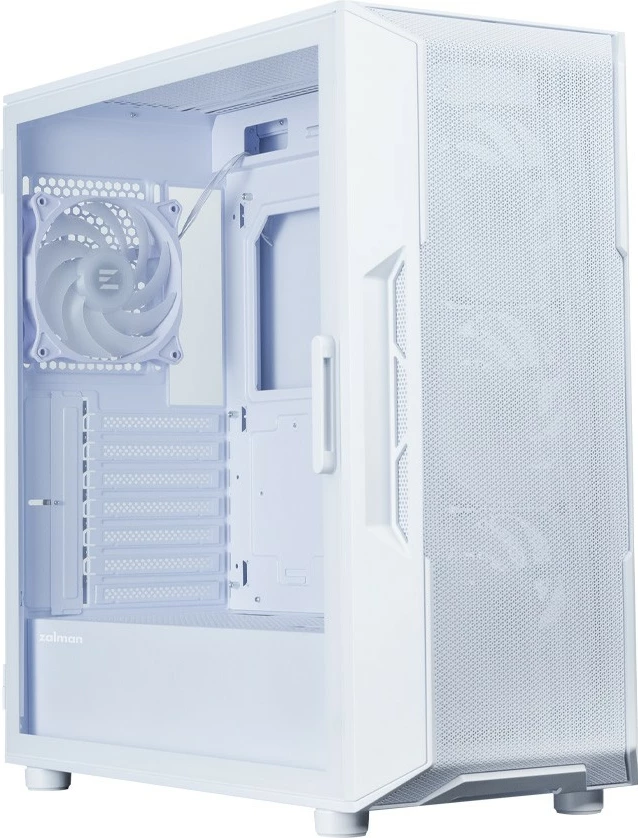 Kasë, Zalman, i3 NEO ARGB V2, Mid Tower, 4x 120mm ARGB, ATX/Micro ATX/Mini ITX, USB-C, e bardhë