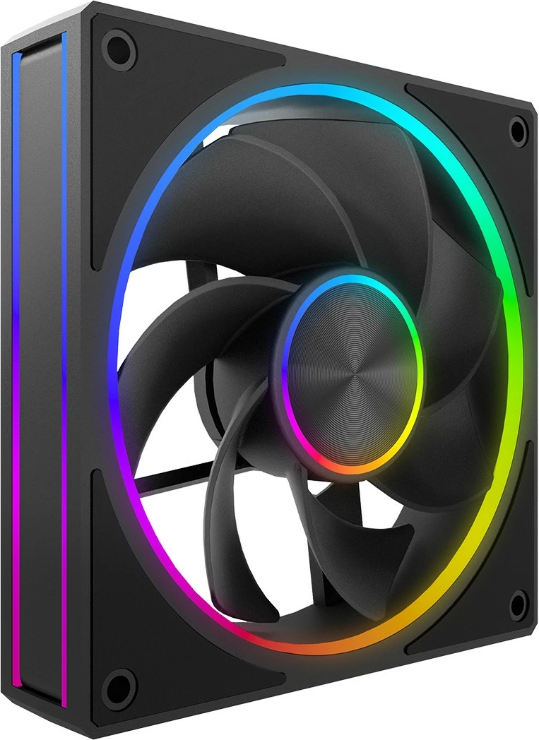 Ventilator kasë Kompjuter MODECOM Volcano Loop Reverse ARGB FAN-LOOP-120R-ARGB-100 120 mm, 4-pin PWM, 400-1400 RPM, 58 CFM, 1 copë, e zezë