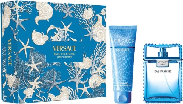 Set Eau de Toilette për meshkuj Versace Eau Fraiche, 100ml + 150ml