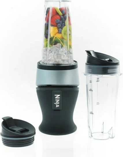 Blender tavoline Ninja QB3001, 0.47 L, 700 W, Ngjyrë e zezë, Argjend