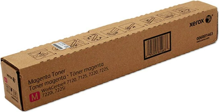 Toner Xerox 006R01463 për WorkCentre 7120/7125/7220/7225 rendiment 9,700–23,700 faqe magenta