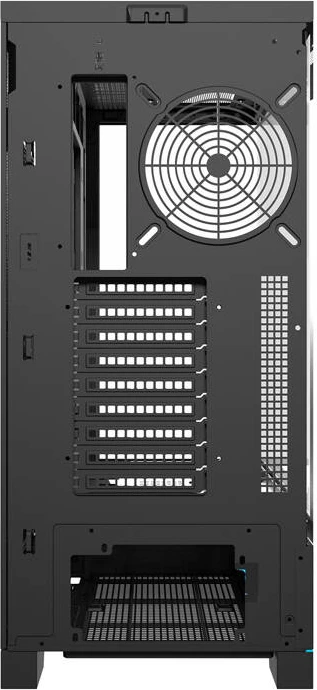 Kasë Darkflash DY451L, Big Tower, pa ventilatorë, ATX, xham i temperuar, e zezë