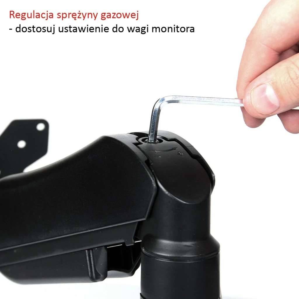 Mbajtëse muri për monitor ART RAMART L-12GW, 13-27 inç, Metal, E zezë