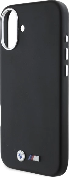 Mbështjellës BMW M Smooth Full Wrapped Metal MagSafe për iPhone 16 Plus, i zi