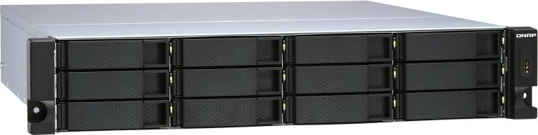 kabinet JBOD rack 2U, QNAP TL-R1200S-RP, 12 x 3.5'' SATA 6 Gb/s, lidhje SFF-8088/SFF-8644, PSU 250 W x2