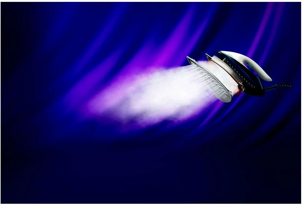 Hekur me gjenerator avulli, Philips, PerfectCare Compact GC7844/20, 2400 W, 1.5 L, 120 g/min, boost 400 g/min, kabllo 1.8 m, Sea/White