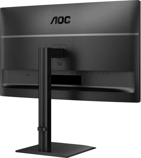 Monitor AOC Q27E4CV 27" QHD 120 Hz me dok USB‑C 90W, këmbë e rregullueshme, i zi