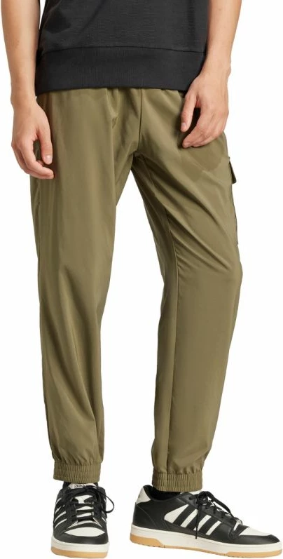 Pantallona sportive për meshkuj adidas, të gjelbra