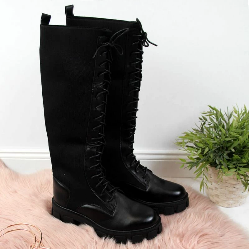 Çizme për femra Sabatina, të zeza