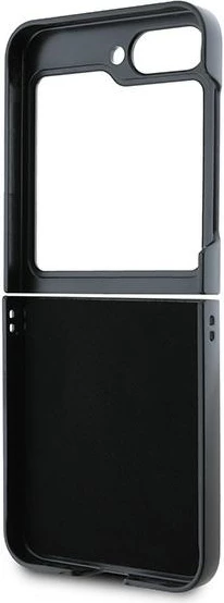 Mbështjellës DKNY Repeat Pattern Bottom Stripe për Samsung Galaxy Z Flip 6, Kafe