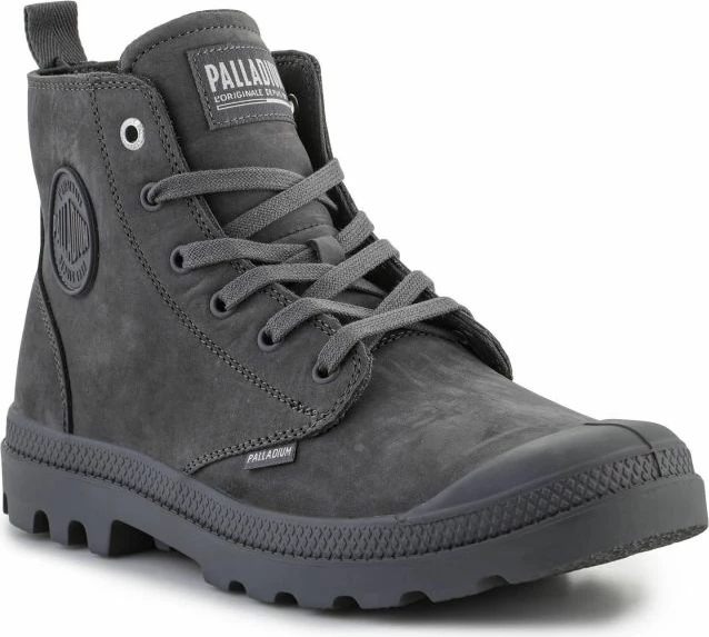 Këpucë Palladium Pampa HI Zip Nbk për meshkuj dhe femra, gri