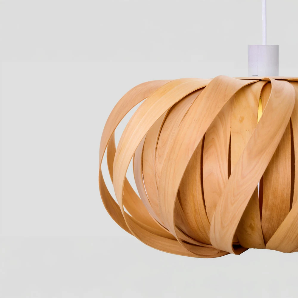 Llambë tavani SIRIUS, dru natyral, 40x20cm