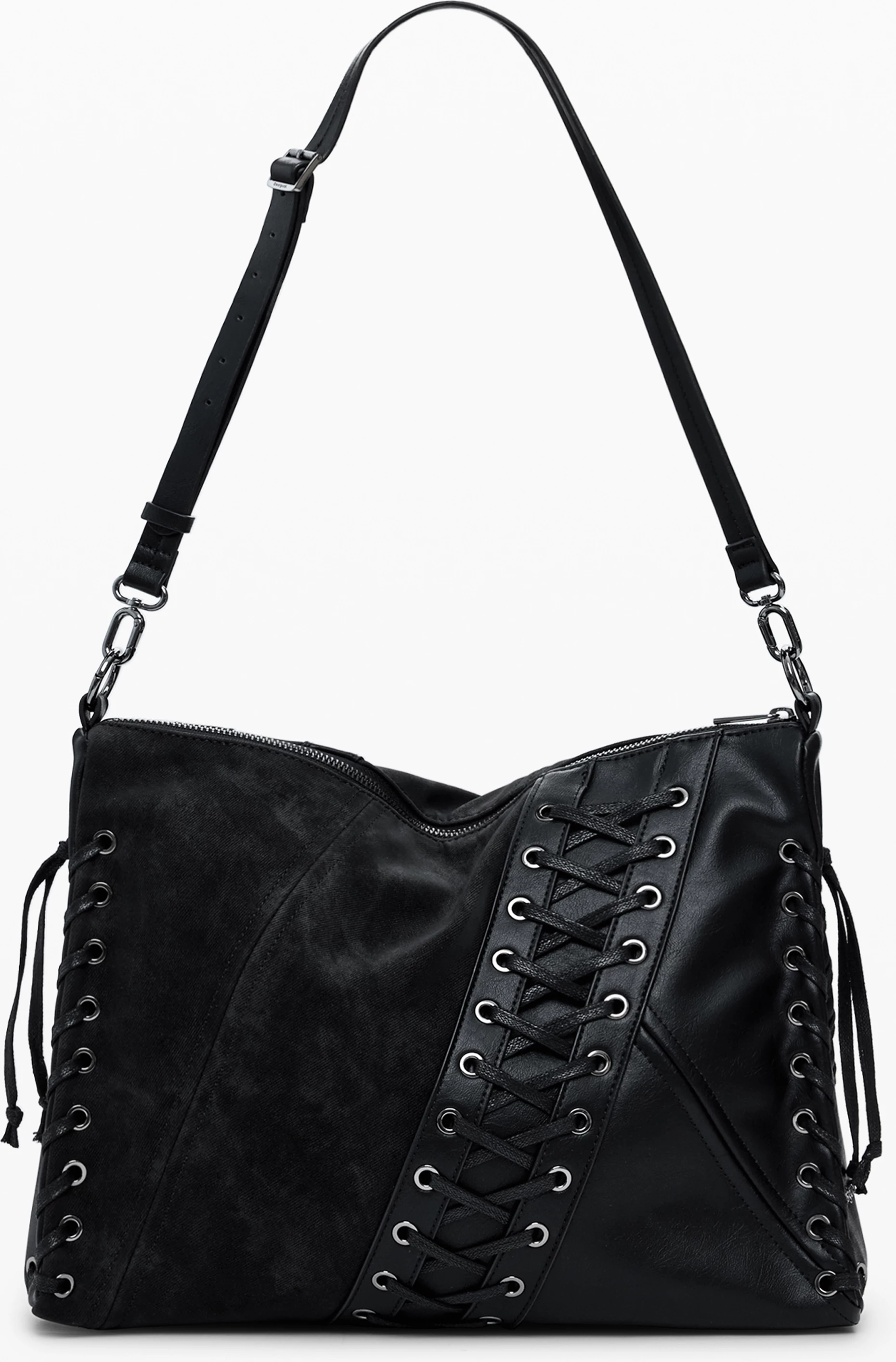 Çantë DESIGUAL LEIRIA TANGO PATCH për femra, e zezë