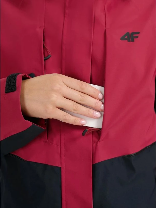 Jakne trekking për femra 4f, e zezë