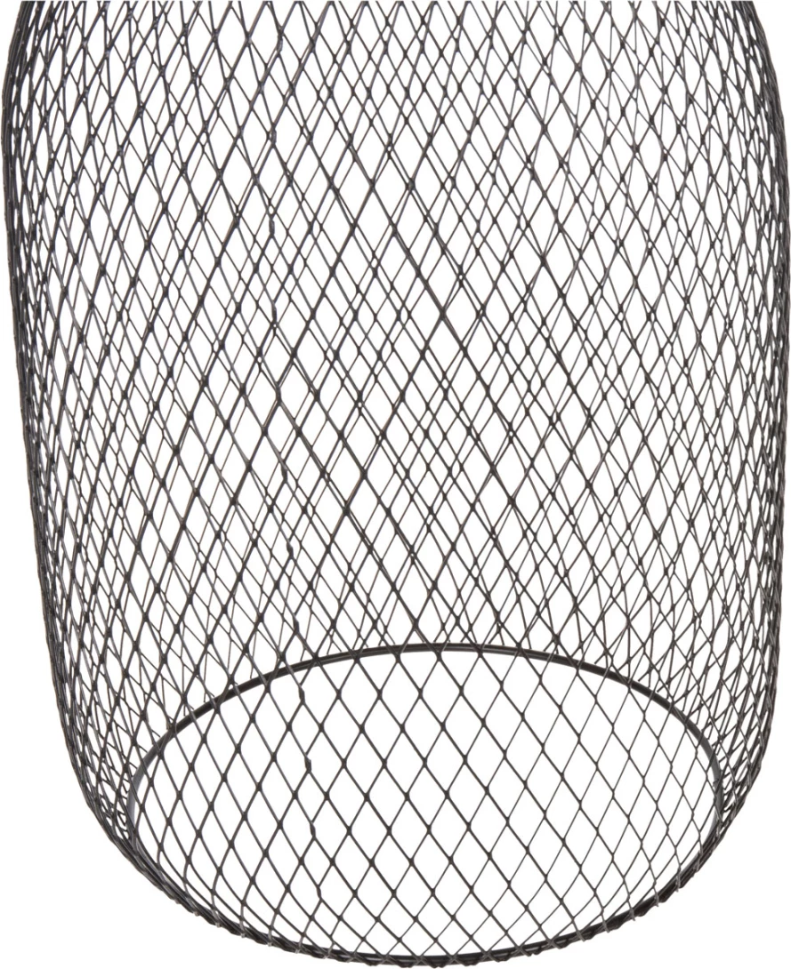 Llampë varëse tavani, rrjetë metali e zezë, FH4105, Φ20x145H cm