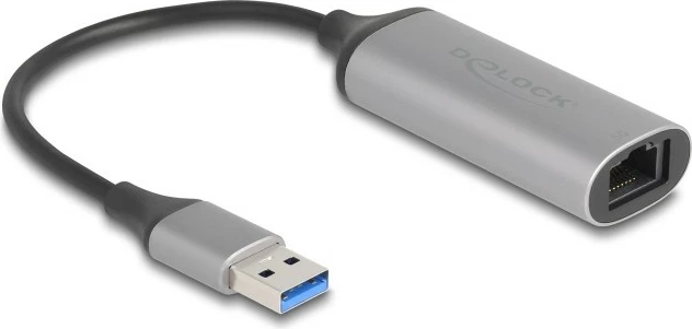 Adapter USB në RJ-45 DeLOCK 81571, 0.15m, anthracite